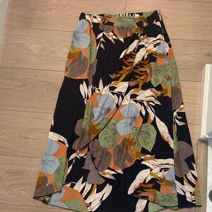 Floral Midi Skirt - Multicolor